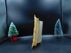 mini doll in frame green side